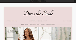 Desktop Screenshot of dressthebride.co.uk